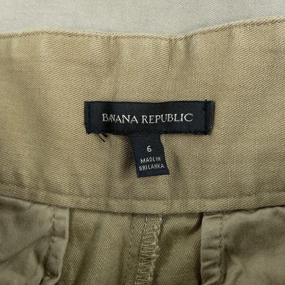 Banana Republic Gurkha Pants Womens 6 L30 Safari Heritage Explorer Cotton Linen
